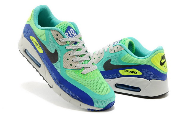 Air Max 90 Breathe Rio Mens Shoe Crystal Mint / Black / Hyper Cobalt